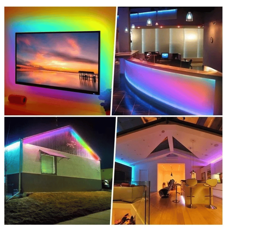 1 Adet CATA CT 4557 Rgb Şerit Led Set 5 Mt Rgb Led 3 Renk+Trafo+ Kumanda