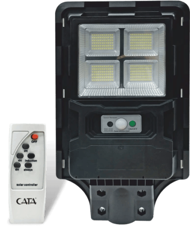 1 Adet CATA CT 4640 Solar Güneş Enerjili 200W Sensörlü Sokak Armatür 6400K Beyaz Işık