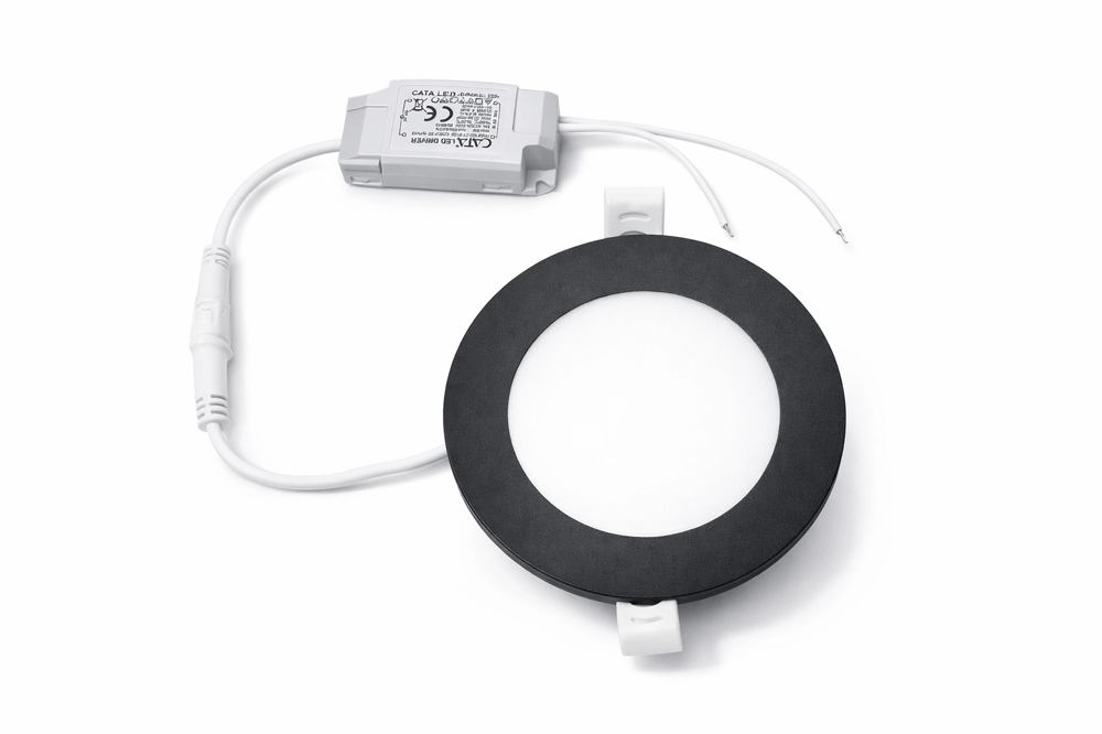 1 Adet CATA CT 5125 Sıva Altı 6W Siyah Kasa Led Spot 3200K Gün Işığı