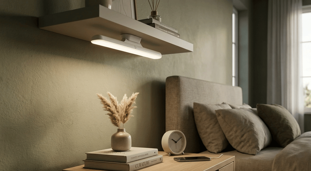 1 Adet CATA CT 5249 Beyaz Kasa 3W Şarjlı Led Aplik Dokunmatik 3 Renk Modu