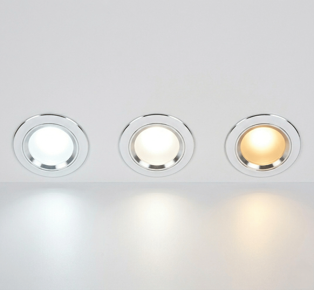1 Adet CATA CT 5257 Zebra Beyaz Kasa 6W Sıva Altı Led Spot 3 Renk