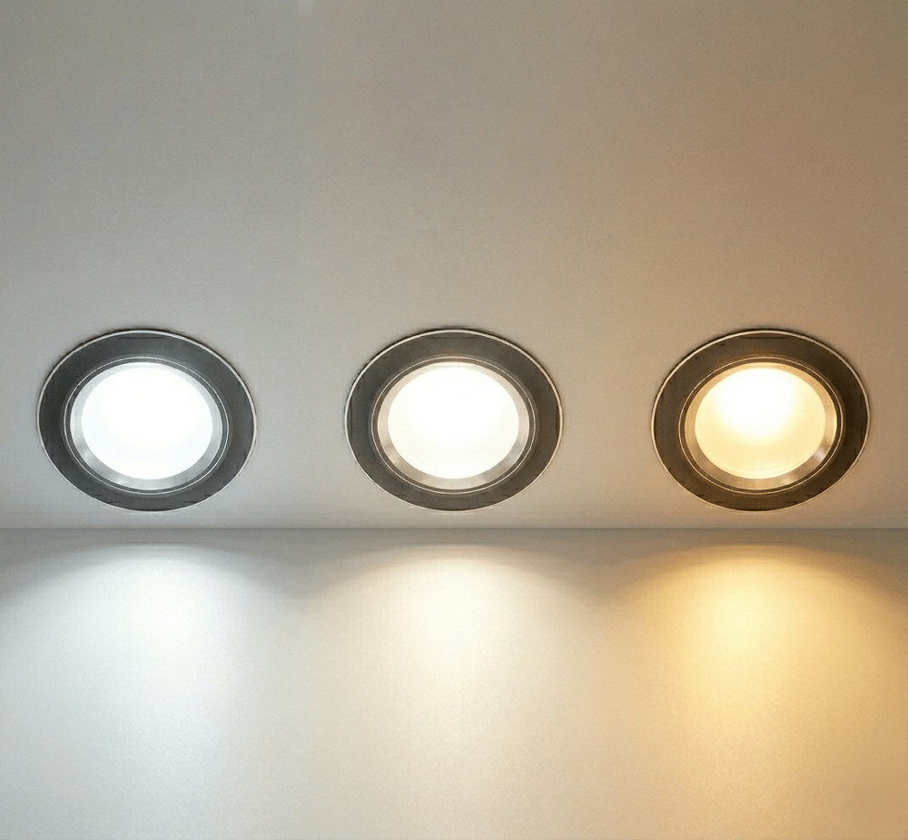 1 Adet CATA CT 5258 Zebra Siyah Kasa 6W Sıva Altı Led Spot 3 Renk