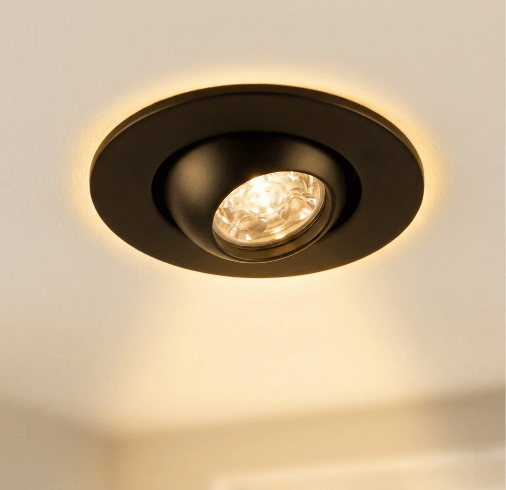 1 Adet CATA CT 5268 Ufo Yıldız 1.5W Sıva Altı Led Spot Siyah Kasa Gün Işığı 3200K