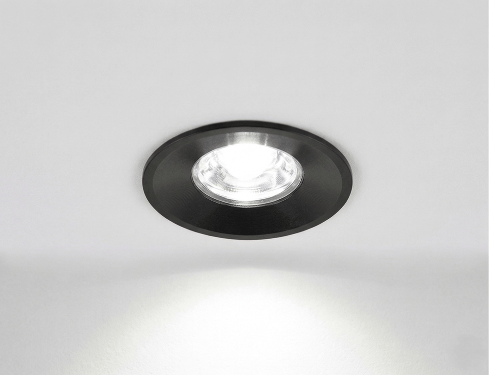 1 Adet CATA CT 5270 Yıldız 1.5W Sıva Altı Led Spot Siyah Kasa Beyaz Işık 6400K