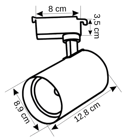 1 Adet CATA CT 5334 Babil Ledli Ray Spot 30W 3200K Gün Işığı