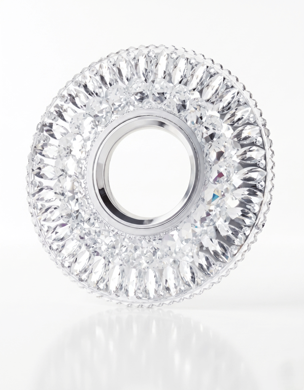 1 Adet CATA CT 6583 Hanımeli Led Çerçeveli Günışığı Kristal Cam Spot Kasa