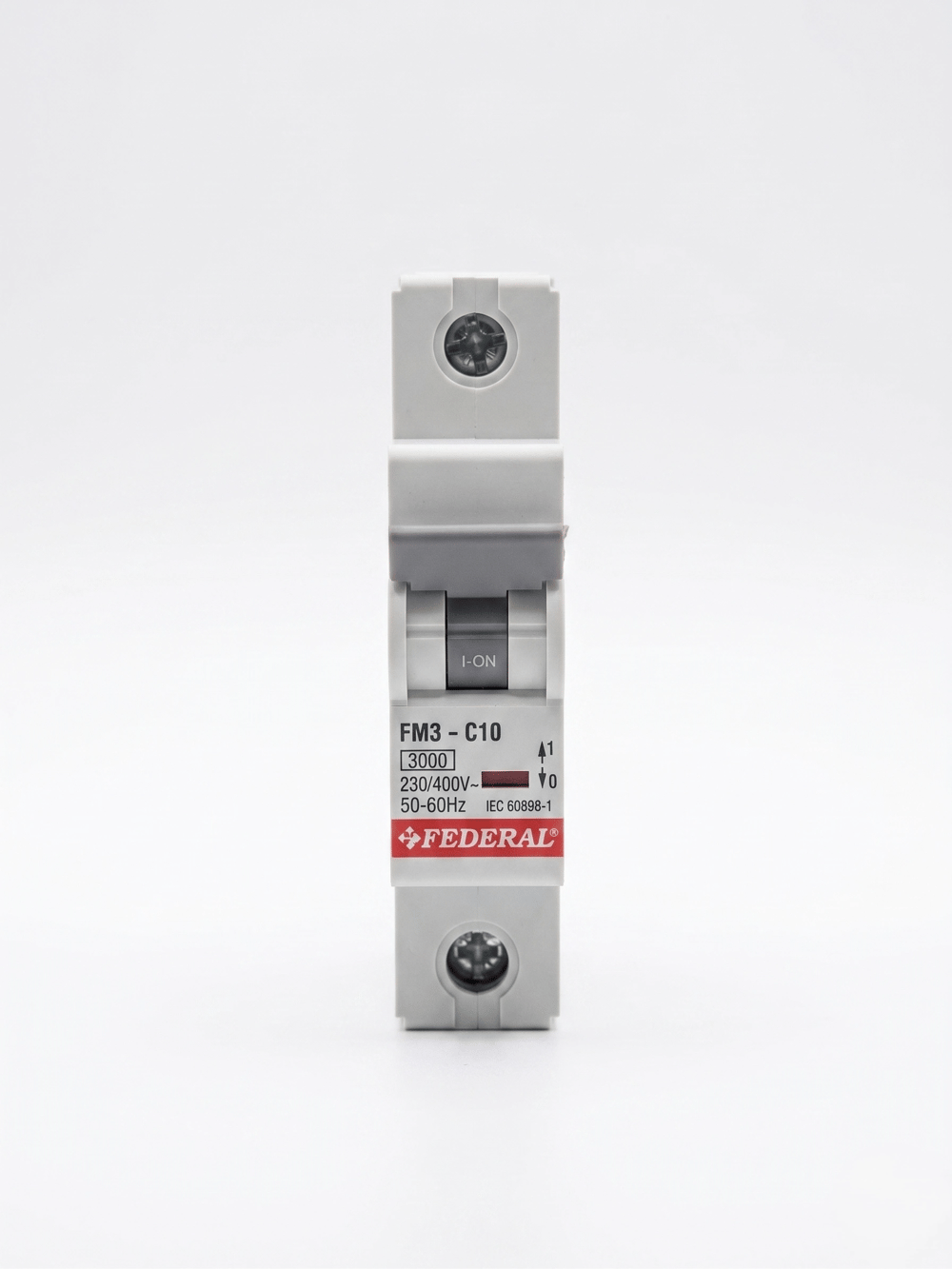 1 Adet FEDERAL 1X10 A C Tipi 3Ka Otomatik Sigorta FM3-C 9EC-C0331-0D10