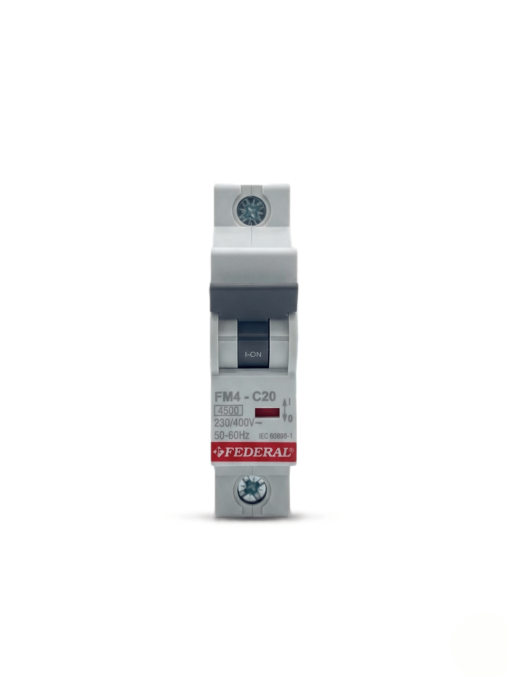 1 Adet FEDERAL 1X20 A C Tipi 4.5Ka Otomatik Sigorta FM4 9EG-C0431-SD20