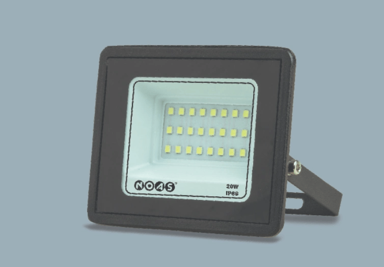 1 Adet NOAS YL70 1020 Ultra Slim 20W Led Projektör 6500K Beyaz Işık