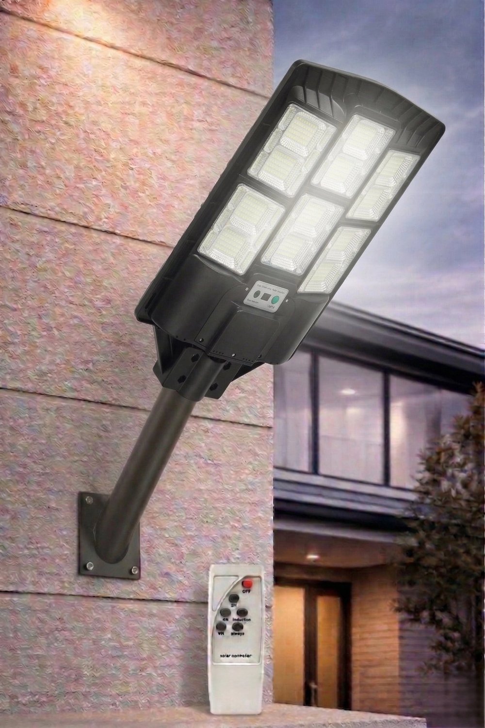 1 Adet NOAS YL73 0610 S Mega 600W Solar Sokak Armatürü Kumandalı