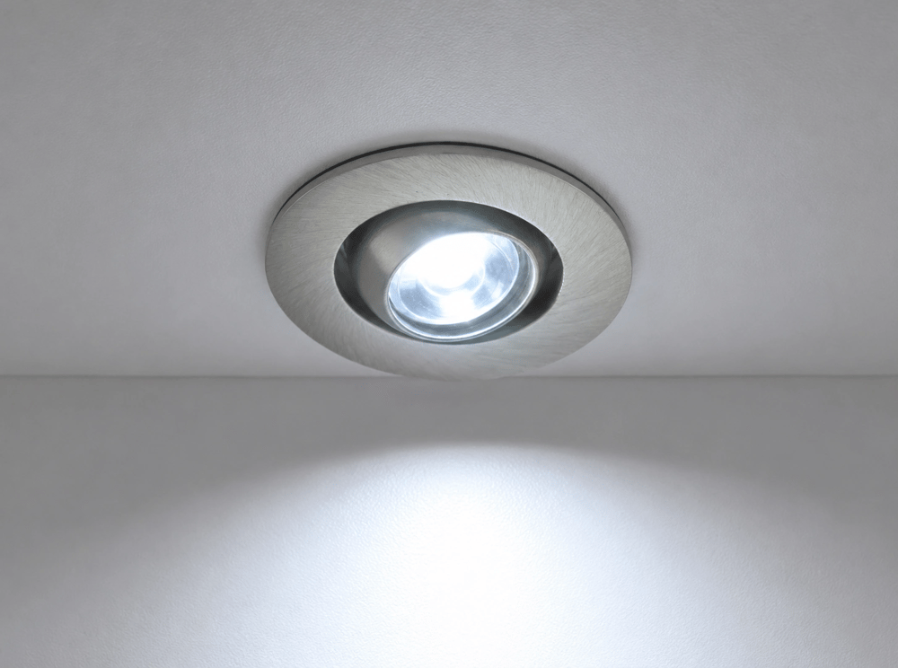 1 Adet NOAS YL94 0101 Satin Kasa 1W Led Spot 6500K Beyaz Işık