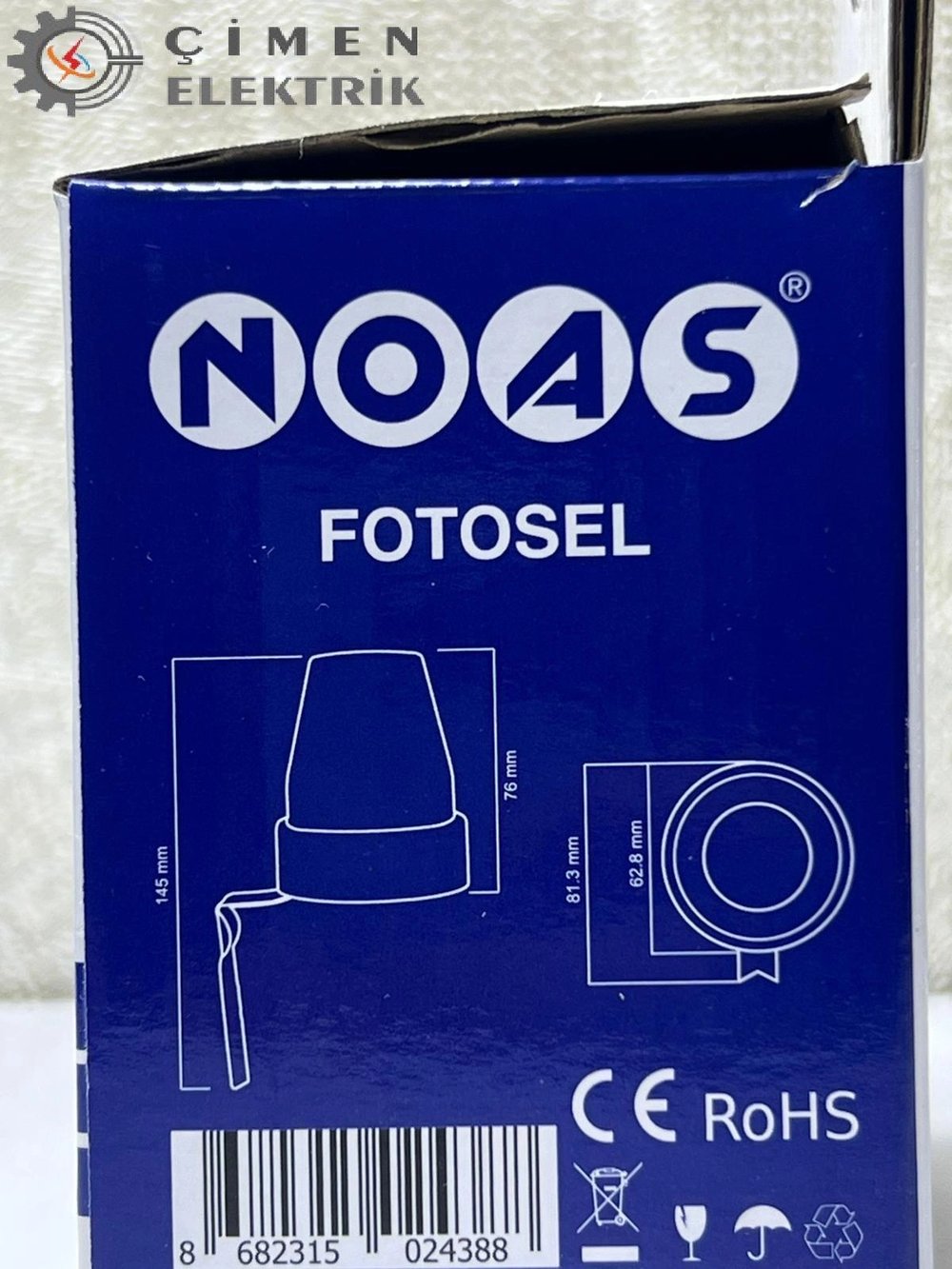 1 Adet Noas YL04 8001 Fotosel 1200W 10A
