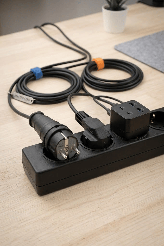 1 Adet Orel Kauçuk Erkek Fiş 1X16A 220V