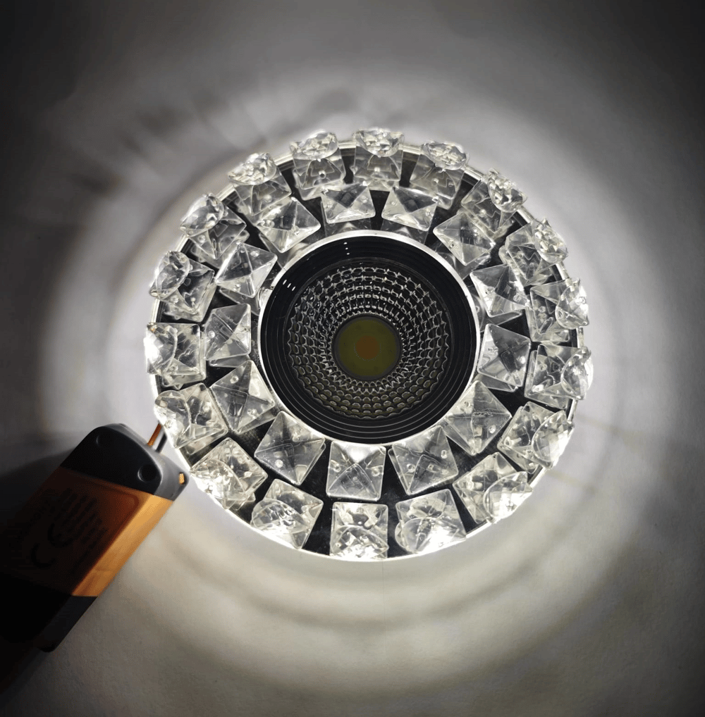 1 Adet SUNLED 8202 Cam Spot Kasası 5W Beyaz Işık Led Çerçeveli Günışığı