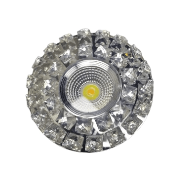 1 Adet SUNLED 8202 Cam Spot Kasası 5W Beyaz Işık Led Çerçeveli Günışığı