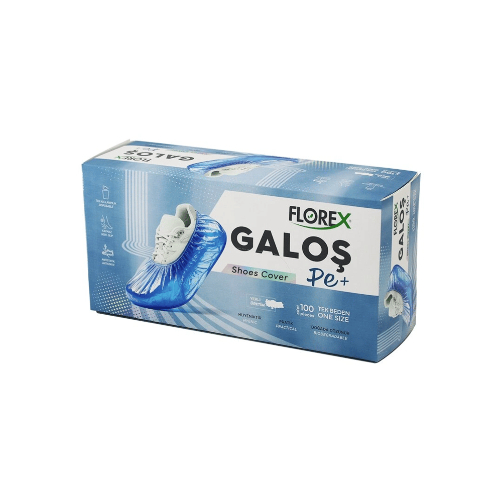 100pcs Tek Kullanımlık Galoş Kutulu Paket Bx40