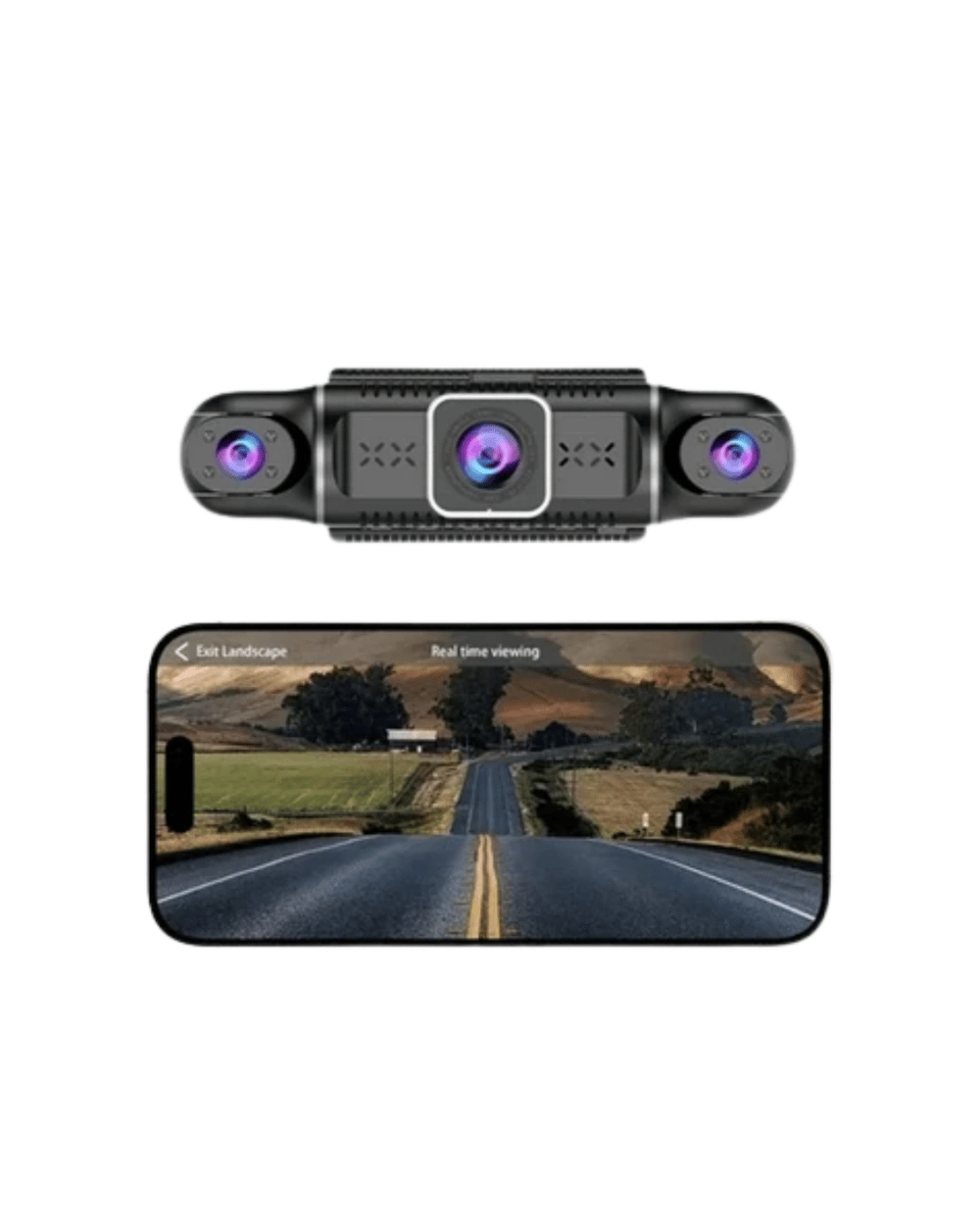 1080P Araç Kamerası Mobil Uygulama Bağlantılı G Sensörlü Güvenlik Sistemi
