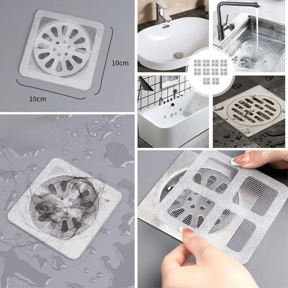 10'lu Banyo Ve Mıutfak Lavabo Koku Önleyici Ve Haşere Böcek Önleyici Gider Filtresi Bx40