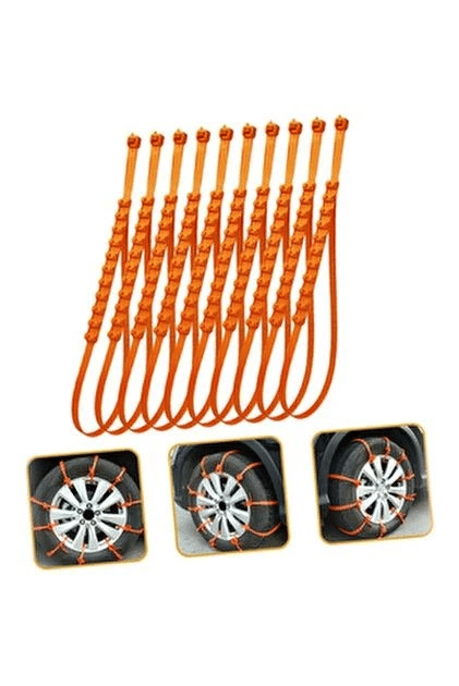 10pcs Plastik Zincir Oto Lastik Kar Kelepçesi = Cırtlı Bx40