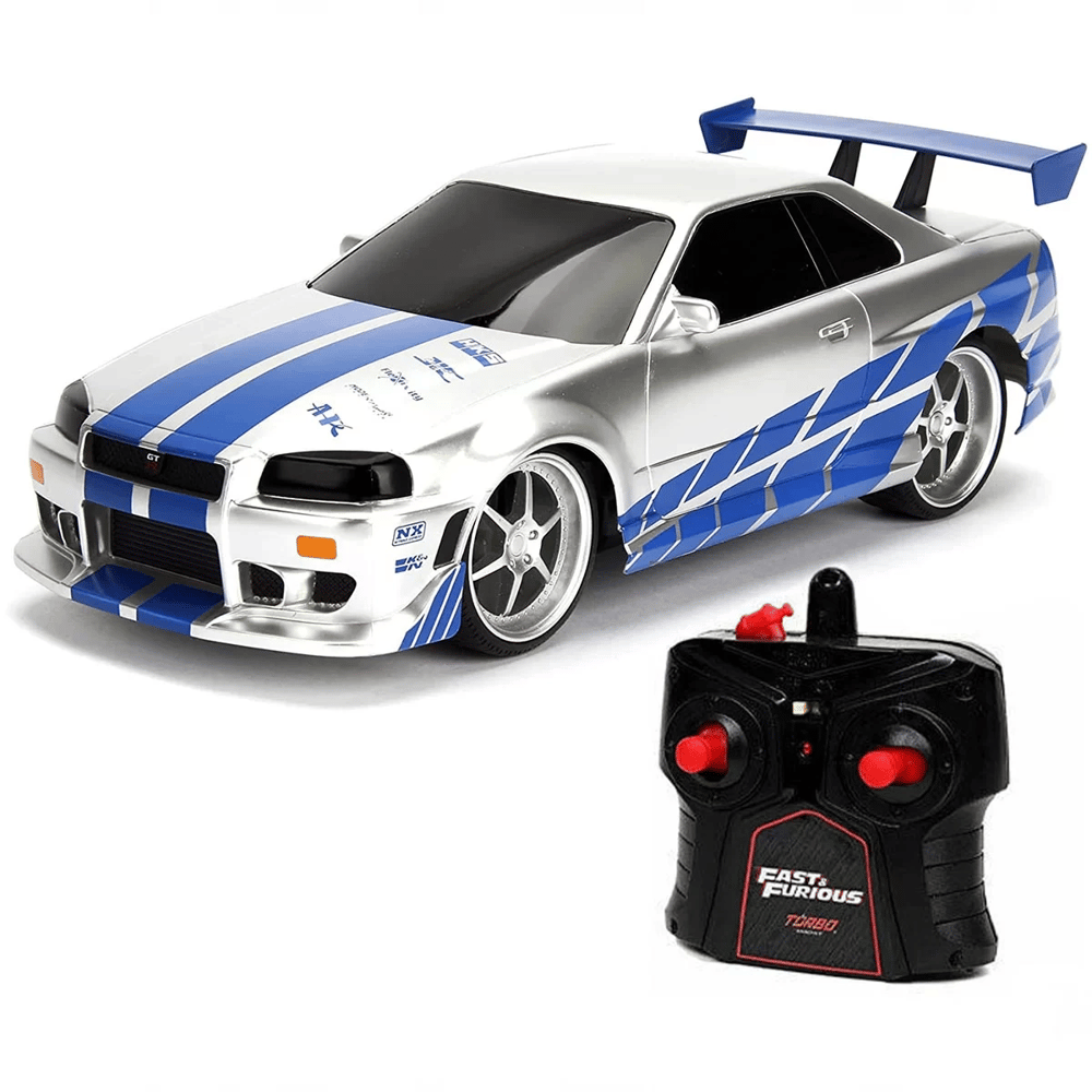1:16 Fast  Furious Kumandalı Brians Nissan Skyline GT-R Turbo Araba