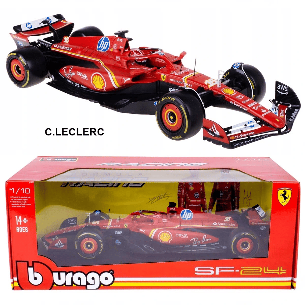 1:18 Ferrari SF-24 Formula Model Araba