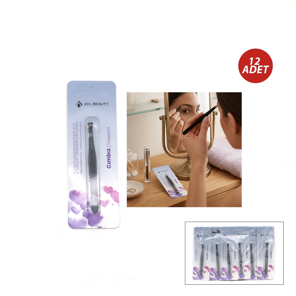 12 Adet Siyah Cımbız Bx40