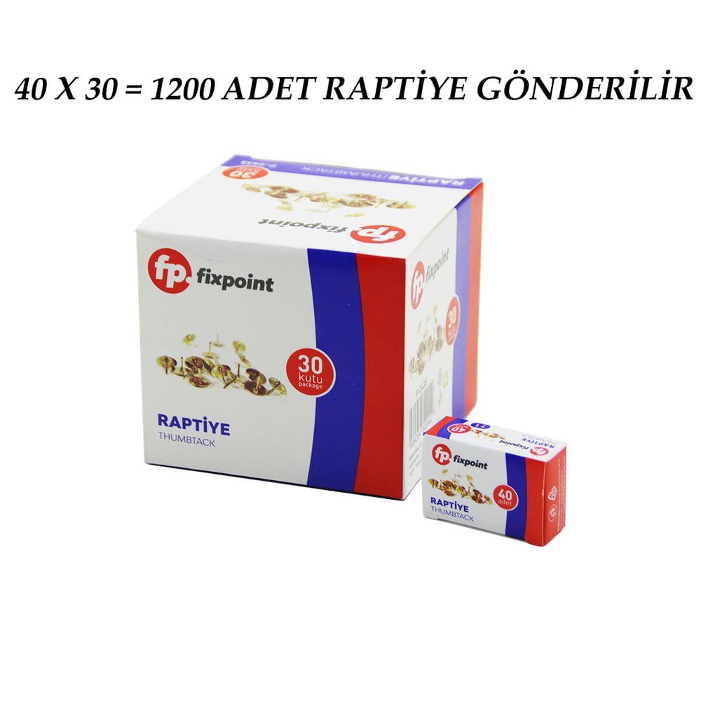 1200 ADET METAL RAPTİYE = 40PCS X 30 (3936)