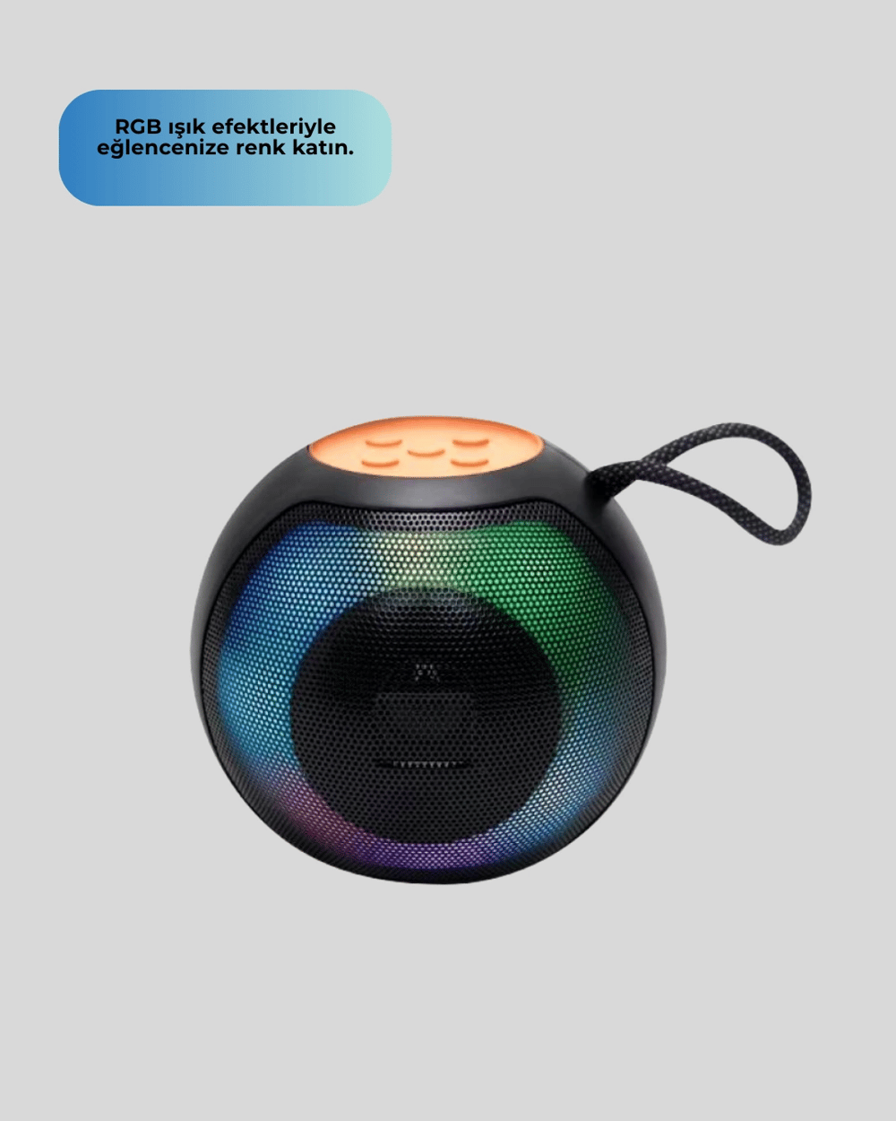 1200mAh Uzun Pil Ömürlü Bluetooth Hoparlör