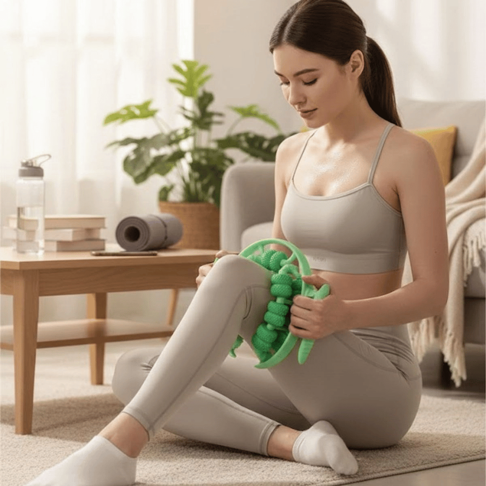 13 Tekerlekli Circular Lenfatik Masaj Roller – Selülit Giderici, Cilt Sıkılaştırıcı, Bacak Kol Sırt Masaj Aleti Bx40