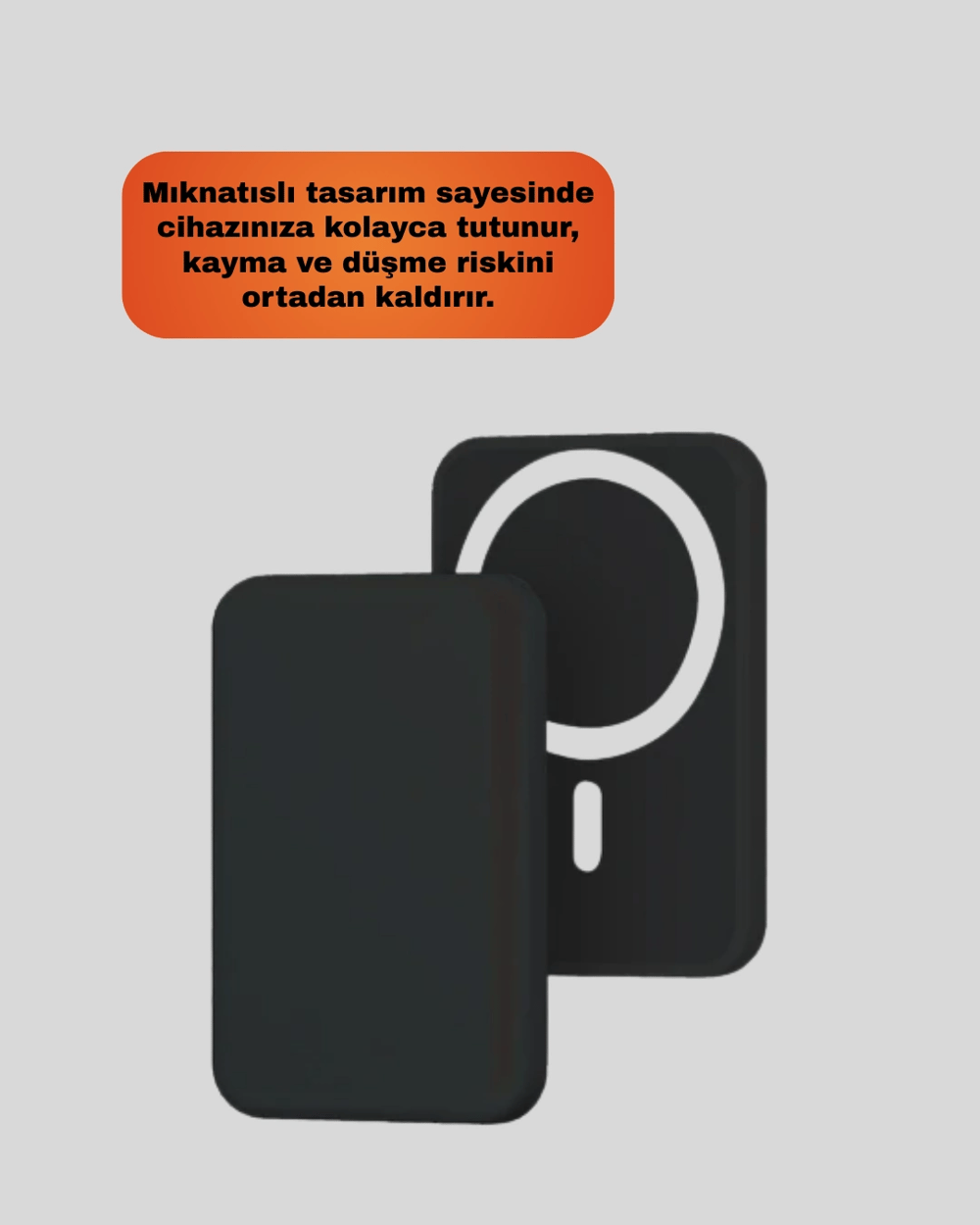 15W Kablosuz Şarj Destekli MagSafe Araç Tutucu Havalandırma Klipsli