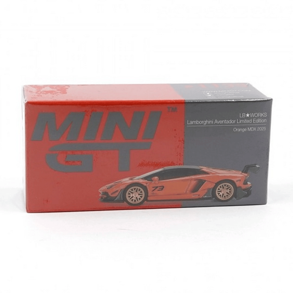 1/64 LB WORKS Lamborghini Aventador Limited Edition Orange MDX 2025