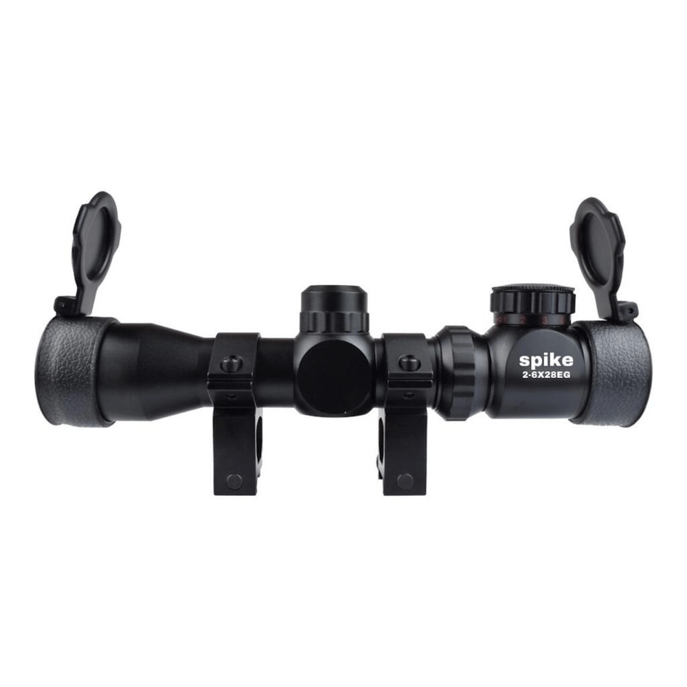 2-6x28 Zoomlu Av Tüfeği Dürbünü Hedef Çizgili Çift Işıklı