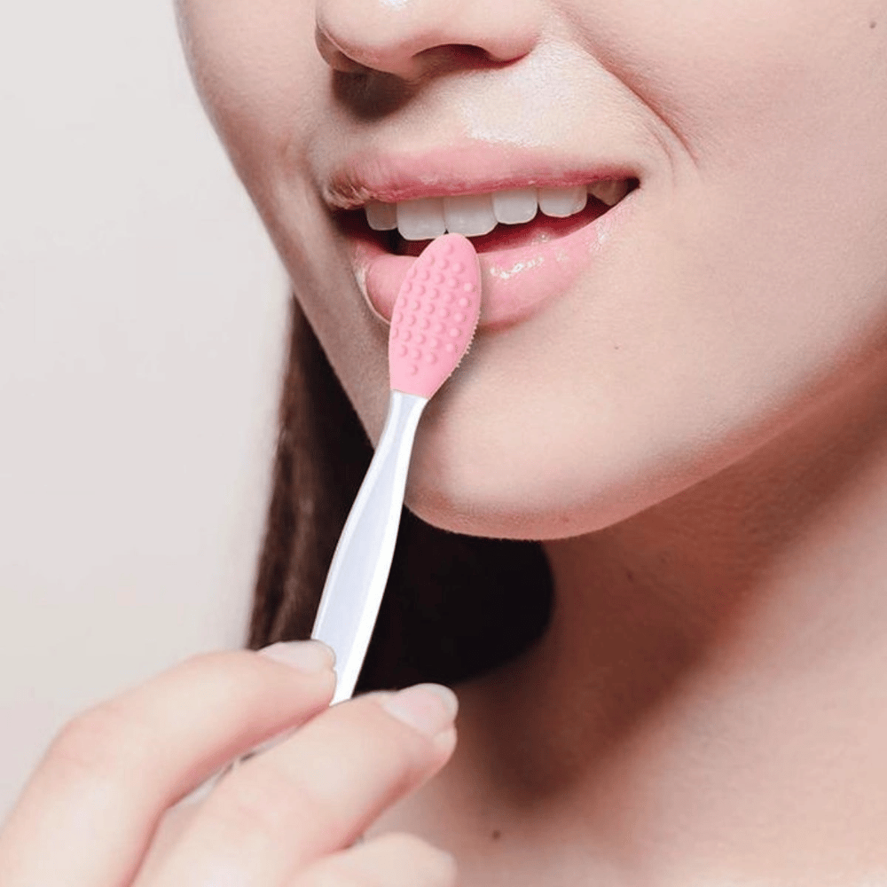 2 Adet Dudak Fırçası Peeling Etkili Gözenek Siyah Nokta Temizleyici Akne Giderici Çift Yönlü Fırça Bx40