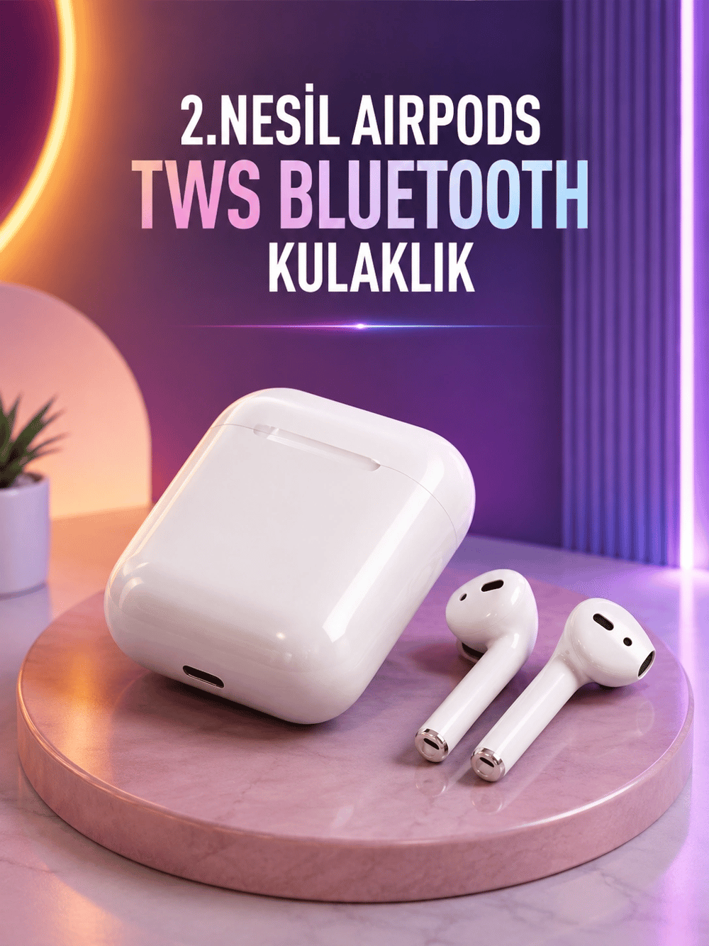 2.Nesil TWS Bluetooth Kulaklık Yüksek Ses Kaliteli