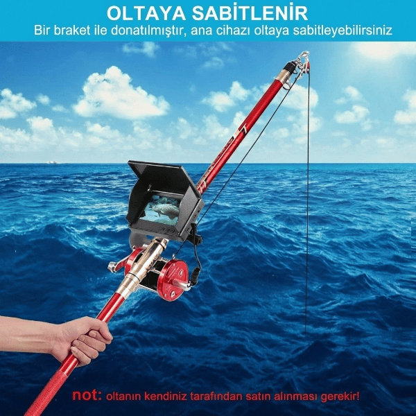 20 Metre Sualtı Balık Tutma Kamerası