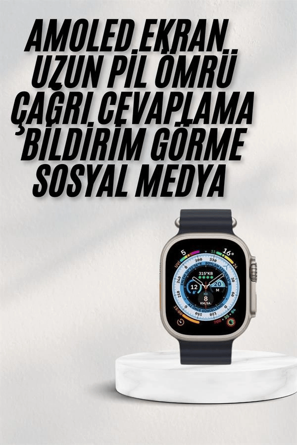 2025 Yeni Model Akıllı Saat Android ve İOS Uyumlu Çağrı Cevaplama