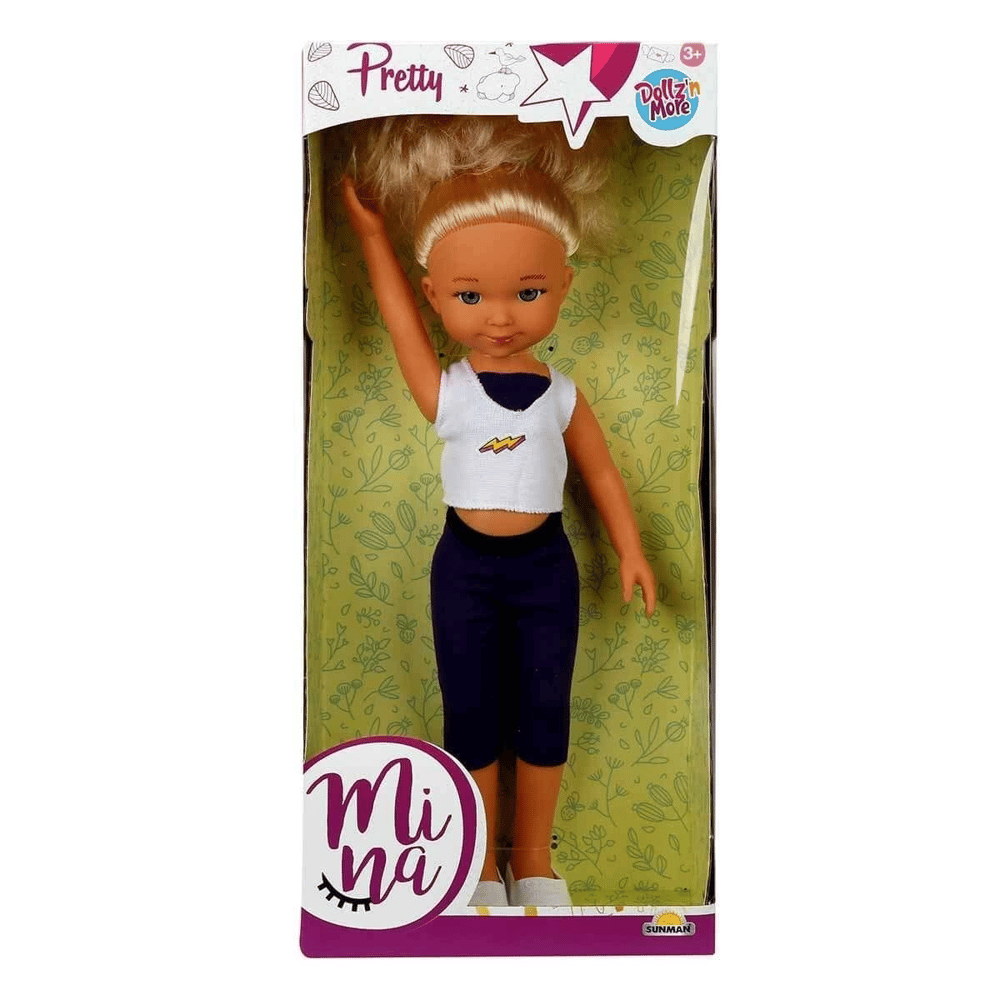 2030031 SUN-SABC-DZM-BEBEK MİNA PRETTY GÜNLÜK ELB 35CM  - Stokta Olan Gönderilir
