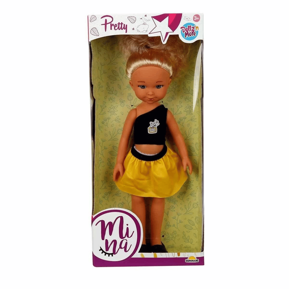 2030031 SUN-SABC-DZM-BEBEK MİNA PRETTY GÜNLÜK ELB 35CM  - Stokta Olan Gönderilir