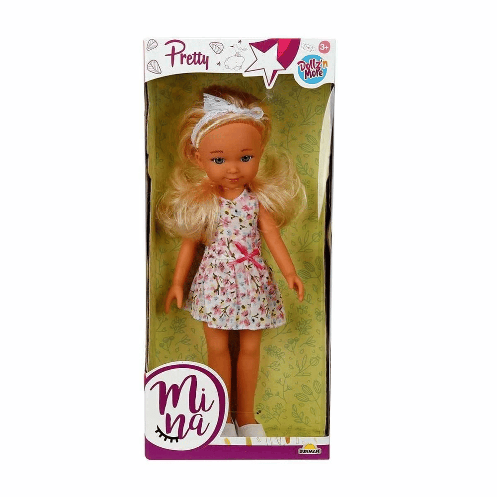 2030031 SUN-SABC-DZM-BEBEK MİNA PRETTY GÜNLÜK ELB 35CM  - Stokta Olan Gönderilir