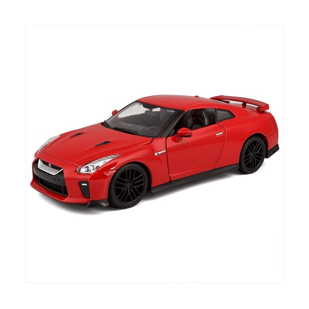 21082 Burago 1:24 Nissan GT-R 2017 Model Araba