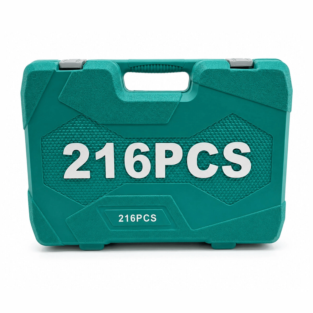 216pcs Lokma Seti Lokma - Soket - Bits Adaptör - 3ad.cırcır Kolu Plastik Çantalı Bx40