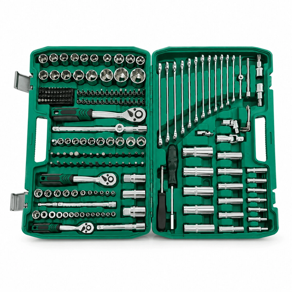 216pcs Lokma Seti Lokma - Soket - Bits Adaptör - 3ad.cırcır Kolu Plastik Çantalı Bx40