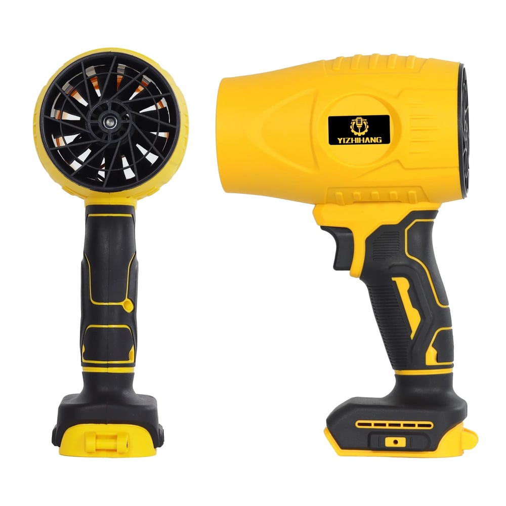 21v Kablosuz Hava Üfleyici | 32.000rpm Turbo Fan, 12.000mah Batarya, Bahçe & Araç Kurutma / Sarı Bx40