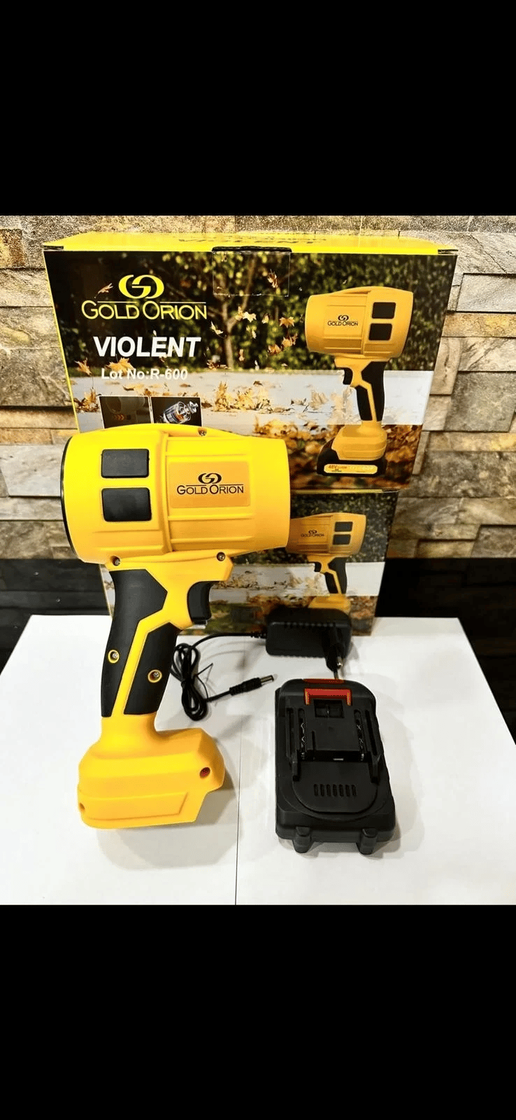 21v Kablosuz Hava Üfleyici | 32.000rpm Turbo Fan, 12.000mah Batarya, Bahçe & Araç Kurutma / Sarı Bx40
