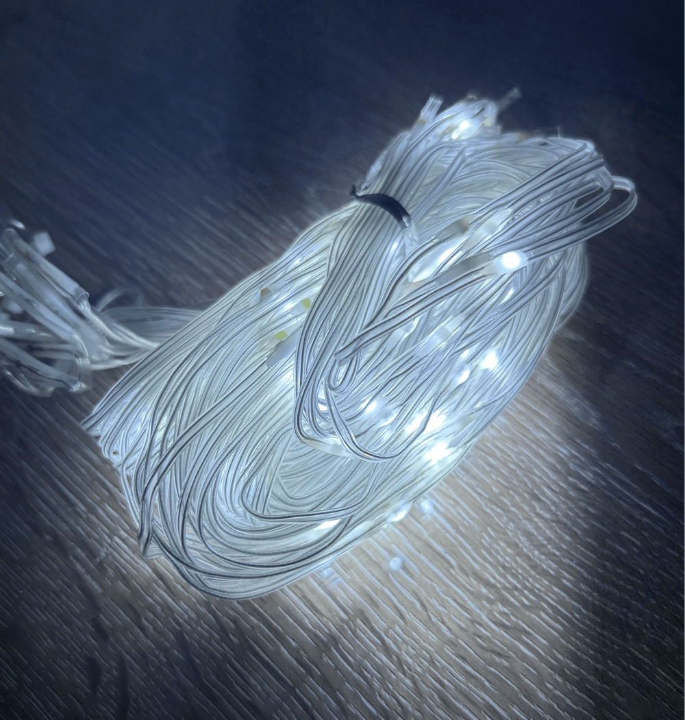 2*2 Perde Led 192 Led Beyaz Işık 8 Fonksiyonlu Mz-14-5
