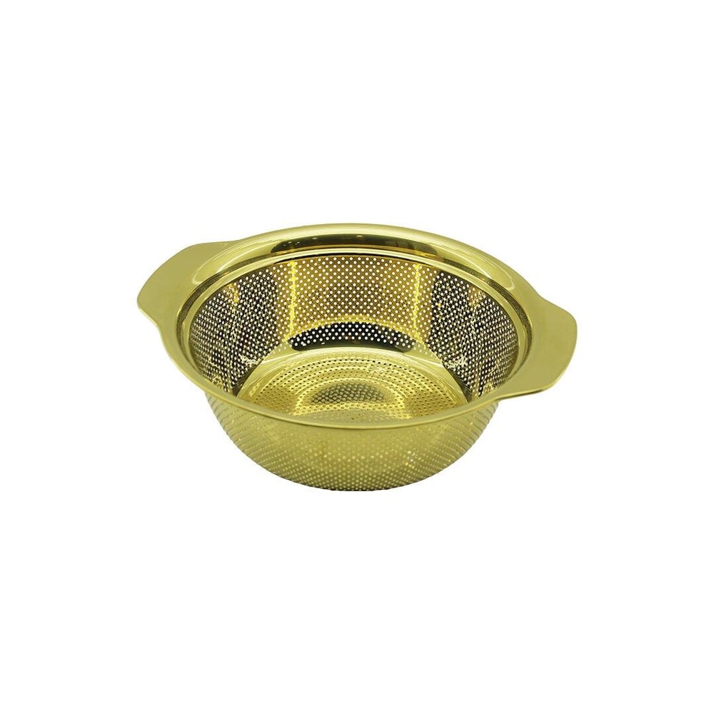 23CM   GOLD  PASLANMAZ METAL  SEPET  SÜZGEÇ  KENDİNDEN KULPLU (3936)