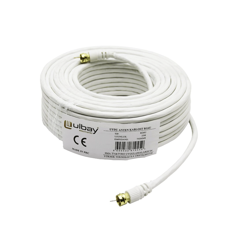 25 Metre Rg6u Uydu Anten Kablosu Bx40