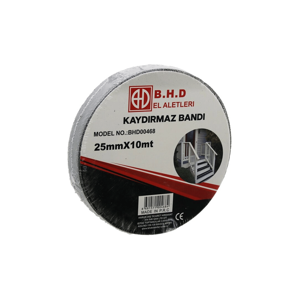 25mm X 10mt Kaydırmaz Siyah Bant Bx40