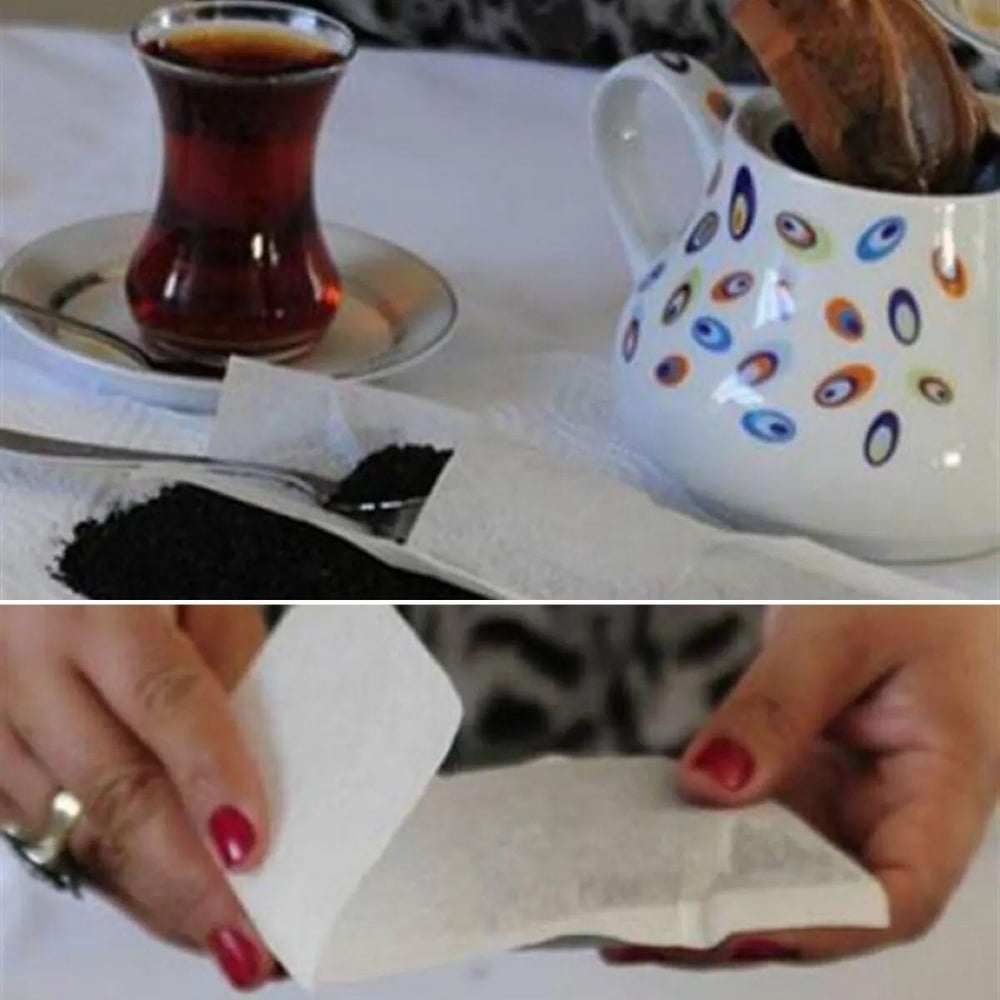 26 Adet Pratik Kullan At Çay,Bitki Çayı,Filtre Kahve Demleme Poşeti Süzgeci (3936)