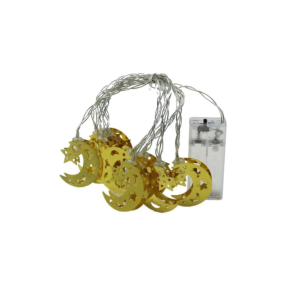 2MT METAL AYYILDIZ PİLLİ RAMAZAN LED IŞIK (3936)